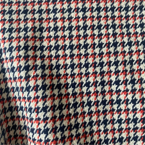 Frank And Oak Houndstooth Vest Double Breasted  Button Tie Front Dress - Picture 8 of 12